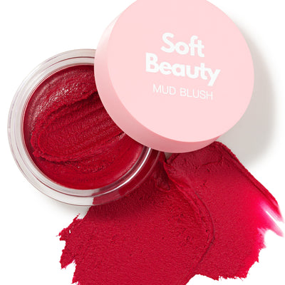 Soft Beauty Blushes & Bronzers - 'Red Romance' Mud Blush